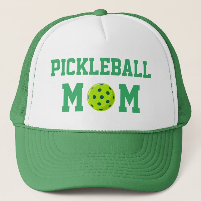Casquette Maman Pickleball mignonne (Devant)