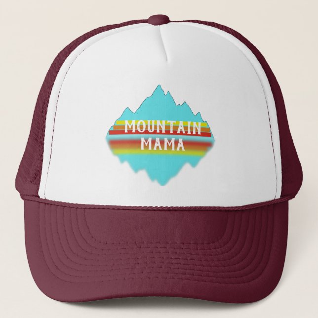 Casquette Maman Trucker de montagne (Devant)