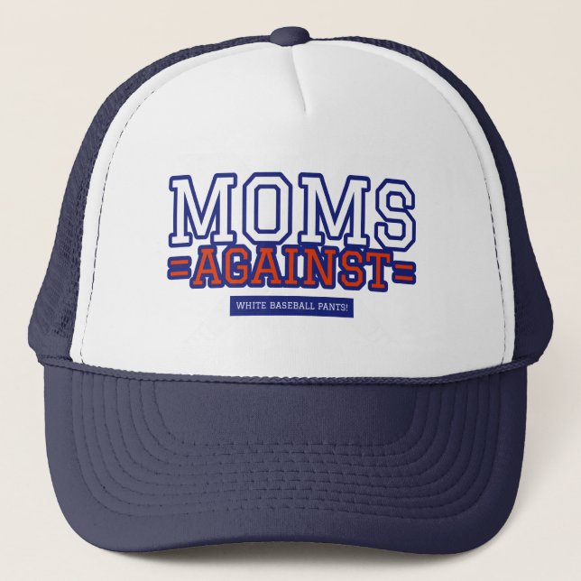 Casquette Mamans Contre Pantalon Blanc (Devant)