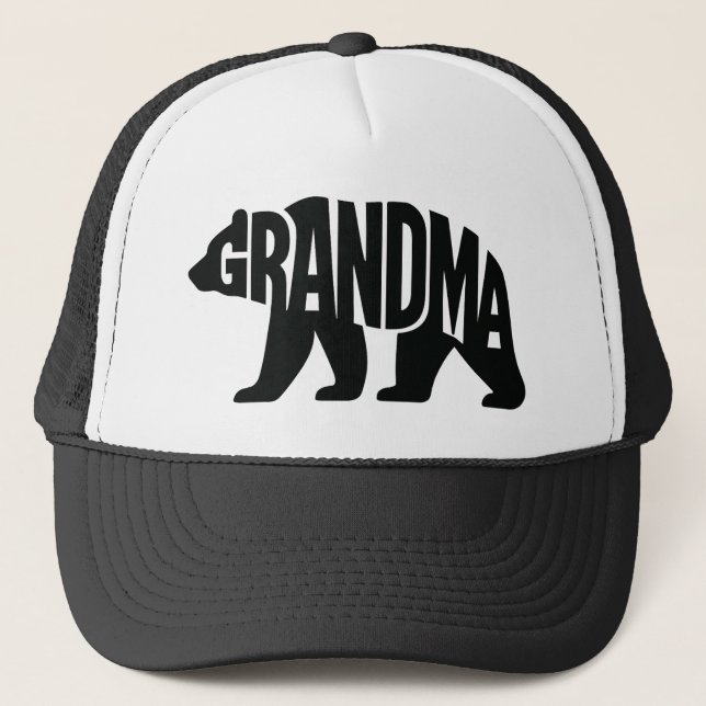 Casquette Mamie Ours (Devant)