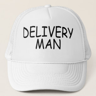 Casquette man de la livraison