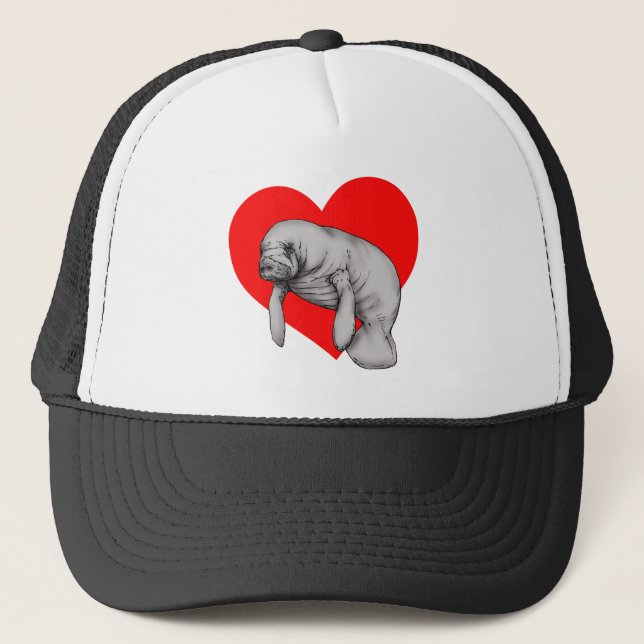 Casquette manatee art (Devant)