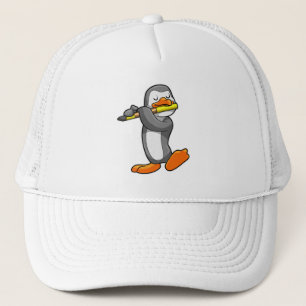 Casquette Manchot à la musique avec flûte