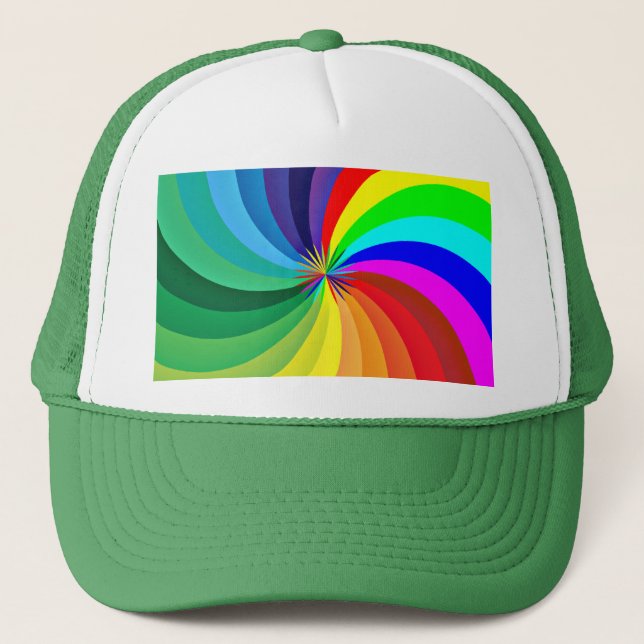 Casquette Mandala-46556 couleur arc-en-ciel (Devant)