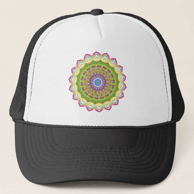 Casquette Mandala - complexité (Devant)