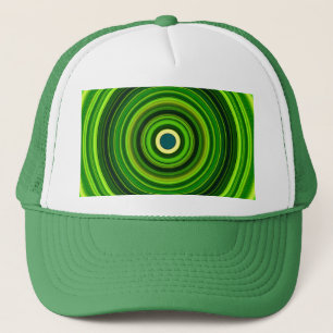 Casquette Mandala vert géomagnétique