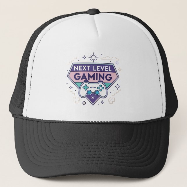 Casquette Manette de jeu rétro de niveau supérieur Tr (Devant)
