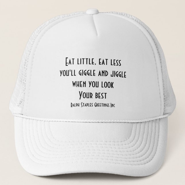 Casquette Mange un peu (Devant)
