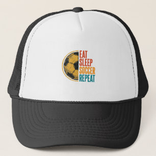 Casquette Manger Dormir Football Répéter Conception de Maill