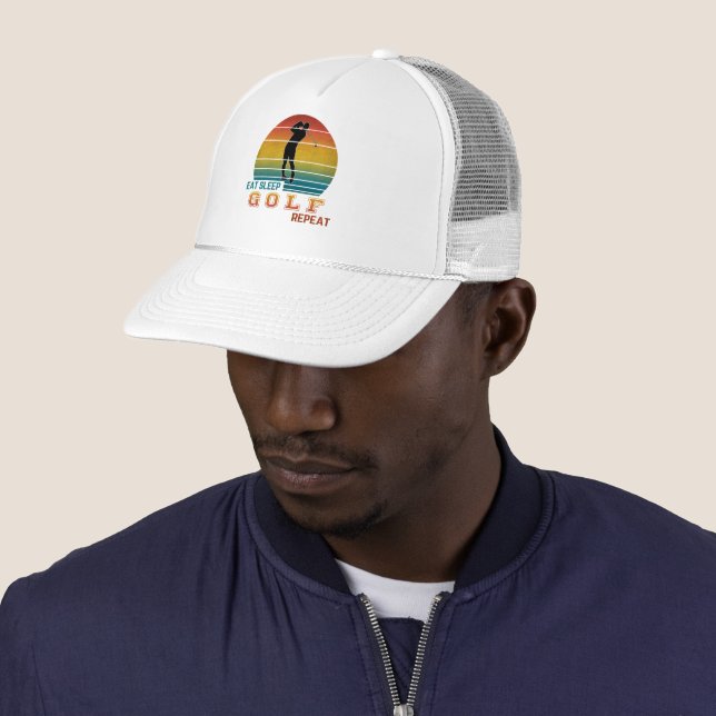 Casquette Manger Dormir Golf Répéter (En situation)