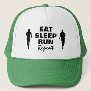 Casquette Manger Sleep Run Répéter chapeau de camionneur p