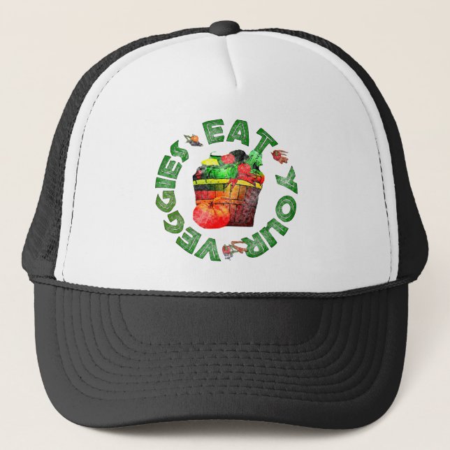 Casquette Mangez de votre légume (Devant)