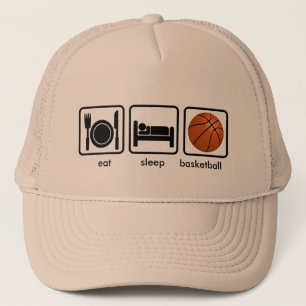 Casquette Mangez, dormez, basket-ball