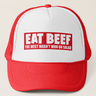 Casquette Mangez du boeuf L'Occident n'a pas gagné sur la sa