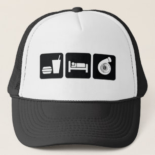 Casquette Mangez la poussée de sommeil
