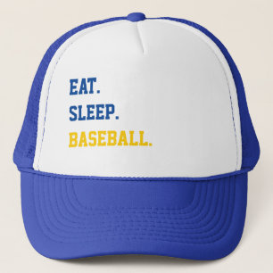 Casquette Mangez le baseball du sommeil