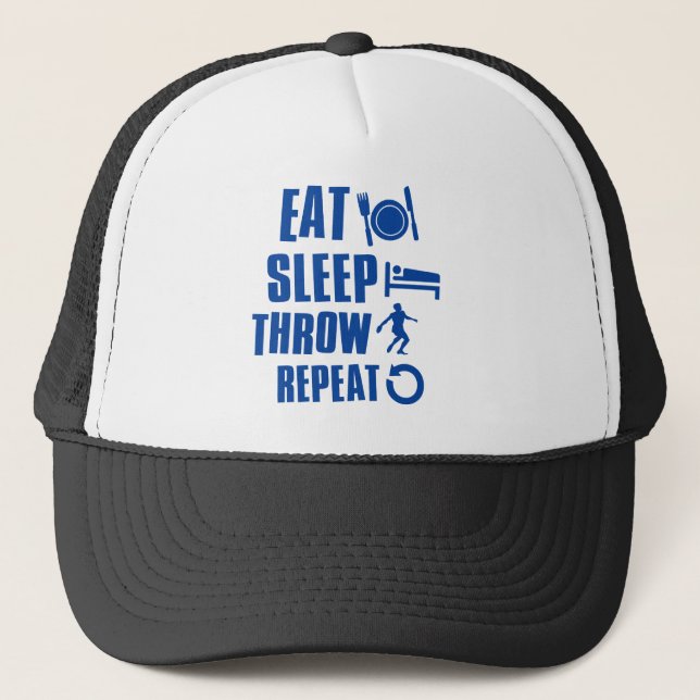 Casquette Mangez le jet de sommeil (Devant)