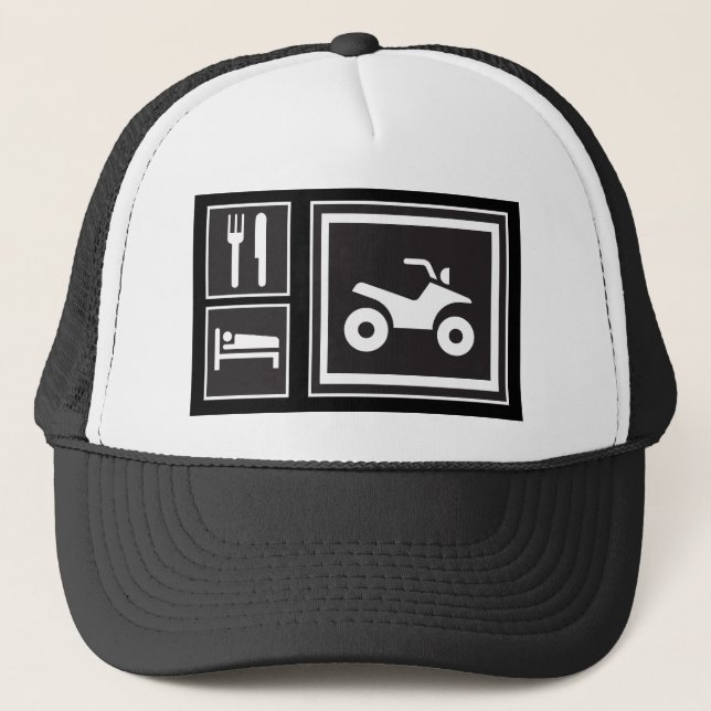 Casquette Mangez le QUADRUPLE de sommeil ! (Devant)