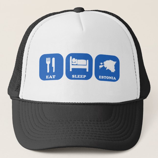 Casquette Mangez le sommeil Estonie (Devant)
