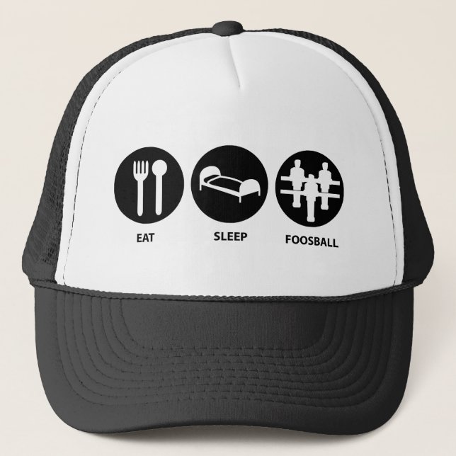 Casquette Mangez le sommeil Foosball (Devant)