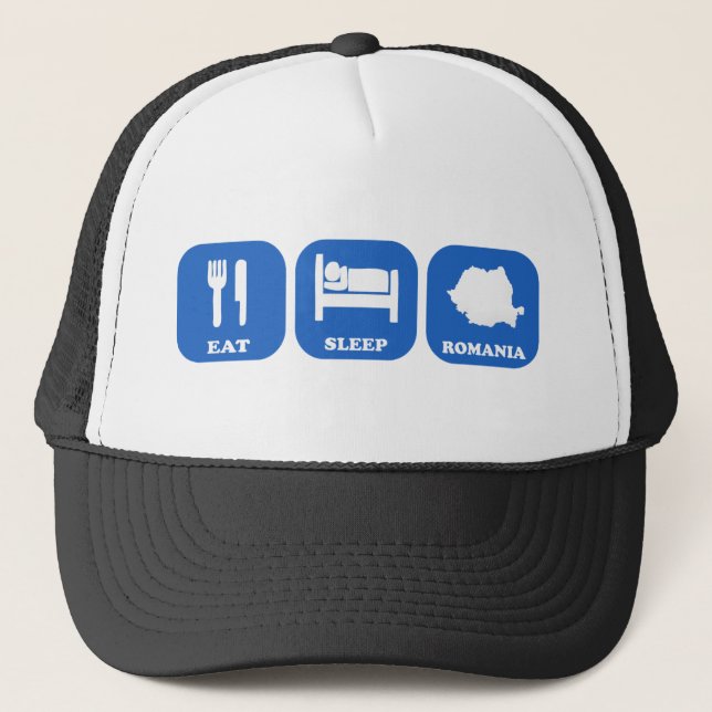 Casquette Mangez le sommeil Roumanie (Devant)