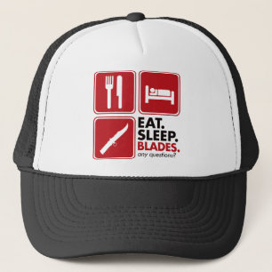 Casquette Mangez les lames de sommeil - rouge
