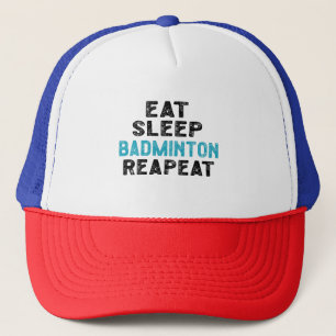 Casquette Mangez Sleep Badminton Répéter le lecteur Shuttlec