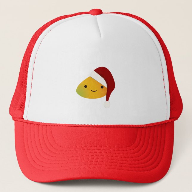 Casquette Mango de Noël de Cute Kawaii (Devant)