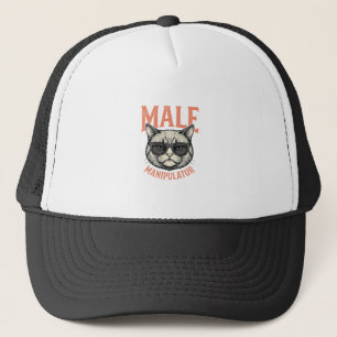 Casquette Manipulateur Masculin Lunettes de Soleil Chat Drôl