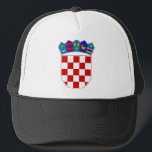 Casquette Manteau de la Croatie des bras<br><div class="desc">La Croatie, officiellement république de Croatie, est une république parlementaire démocratique unitaire aux carrefours de l'Europe centrale, des Balkans, et du méditerranéen. Sa ville andlargest capitale est Zagreb. Le pays est divisé en 20 comtés et ville de Zagreb. Les couvertures de la Croatie 56.594 kilomètres carrés (21.851 milles carrés) et...</div>