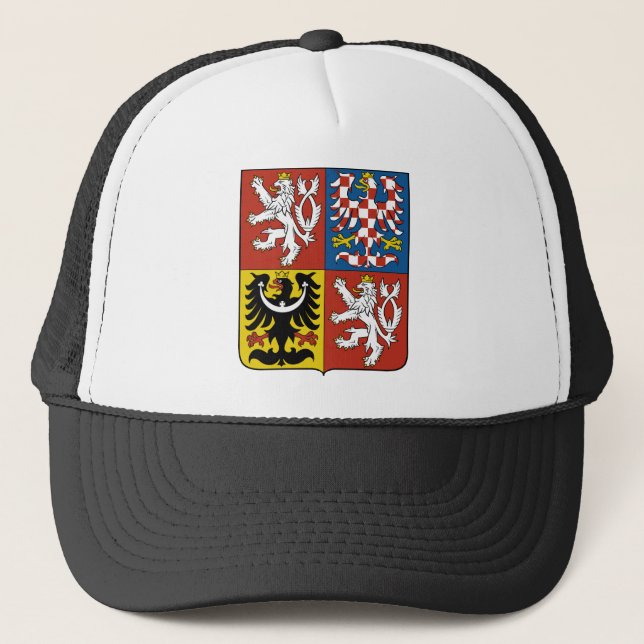 Casquette Manteau de République Tchèque des bras (Devant)