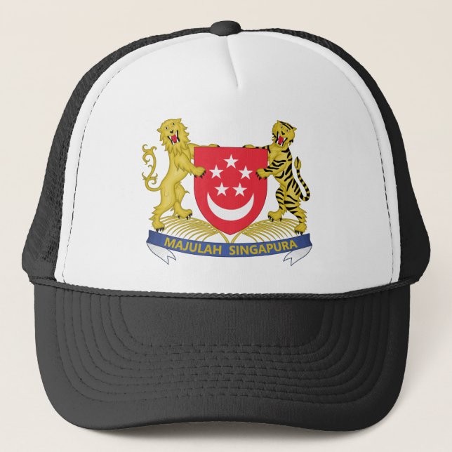 Casquette manteau de Singapour des bras (Devant)