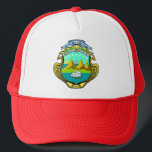 Casquette Manteau du Costa Rica de détail de bras<br><div class="desc">Manteau du Costa Rica des bras de haute qualité,  insignes nationaux.
 Grand cadeau pour toute côte Rican. Ceci et beaucoup plus de produits de Rican de côte,  cadeaux du Costa Rica,  pour la fierté de Rican de côte avec cet emblème du Costa Rica disponible chez www.RepresentMyCountry.com.</div>