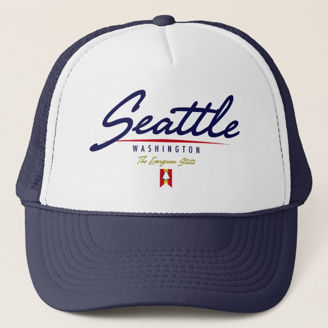 Casquette Manuscrit de Seattle (Devant)
