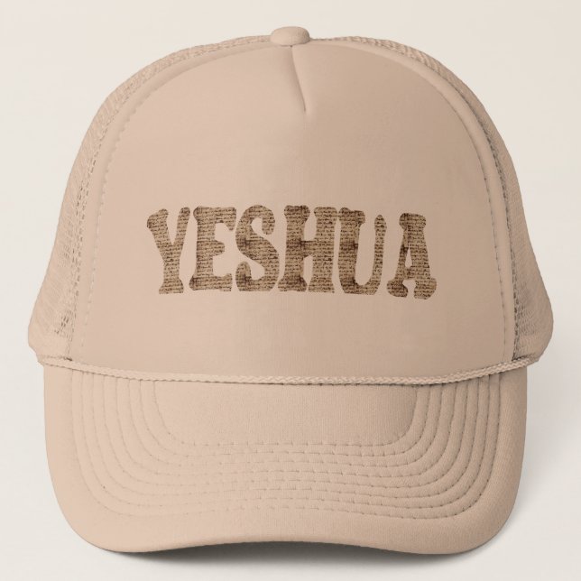 Casquette Manuscrit d'effet de Yeshua (Devant)