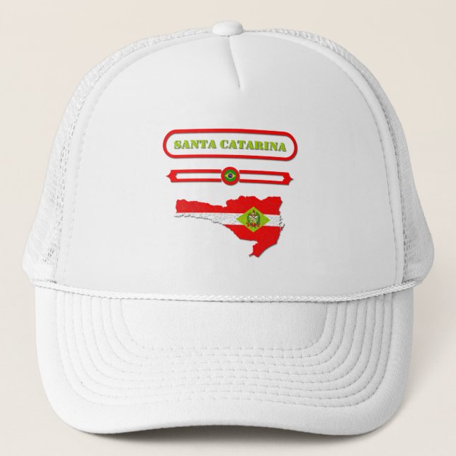 CASQUETTE MAPA DE SANTA CATARINA. SAMER BRASIL (Devant)