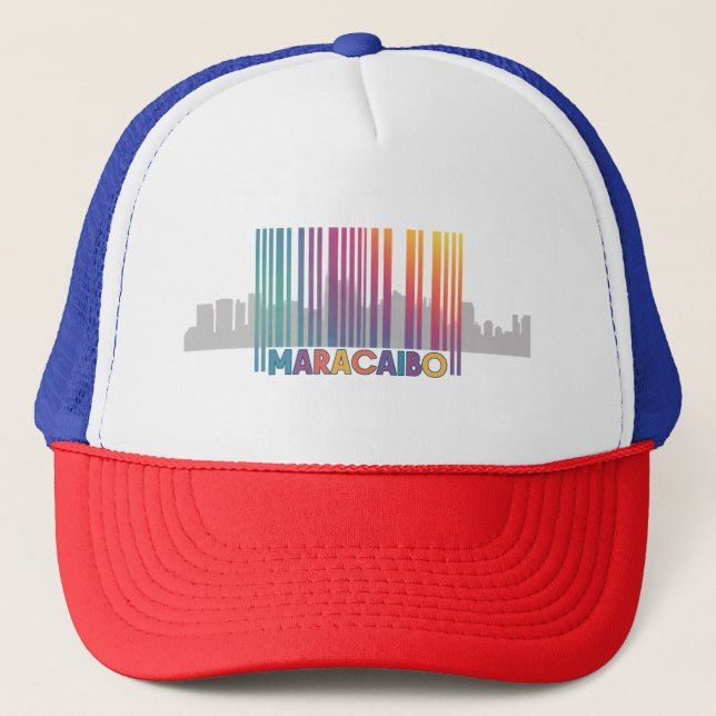 Casquette Maracaibo City Code-barres Art Latin Pride (Devant)
