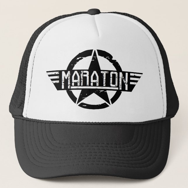 Casquette Maraton "Black Star", Truckster Cap (Devant)