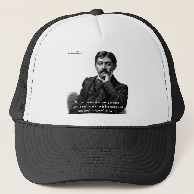 Casquette Marcel Proust & Famous Quote (Devant)