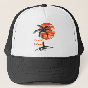 Casquette Marco Island Floride Palmier