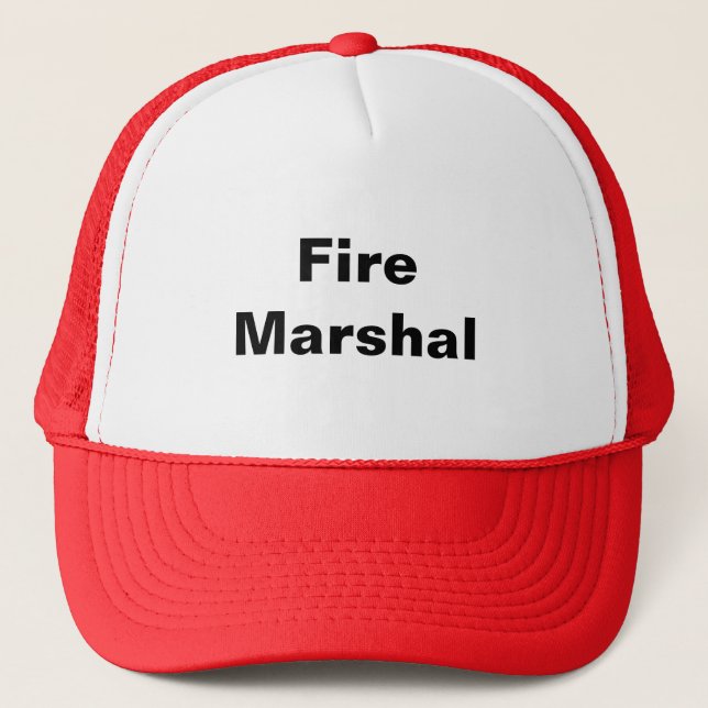 Casquette Maréchal des incendies (Devant)