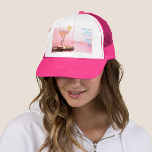 Casquette Margarita Rose Demoiselle d'Honneur 