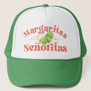 Casquette Margaritas à la pêche verte avec mes Señoritas