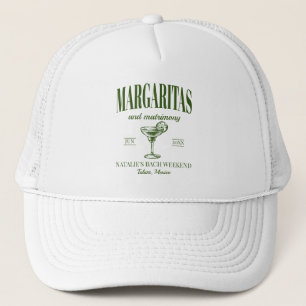 Casquette Margaritas Et Mariage Bachelorette Personnalisée