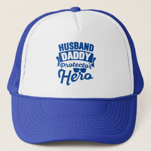 Casquette Mari. Papa. Protecteur. Hero.