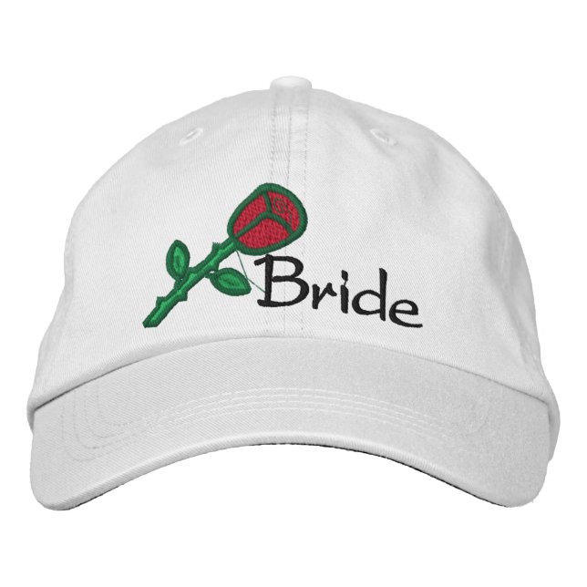 CASQUETTE MARIAGE BRIDE EMBROIDEE (Devant)