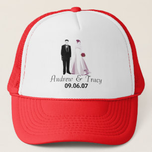 Casquette Mariage d'Andrew et de Tracy