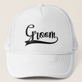 Casquette Mariage décoration murale avec le mot Groom