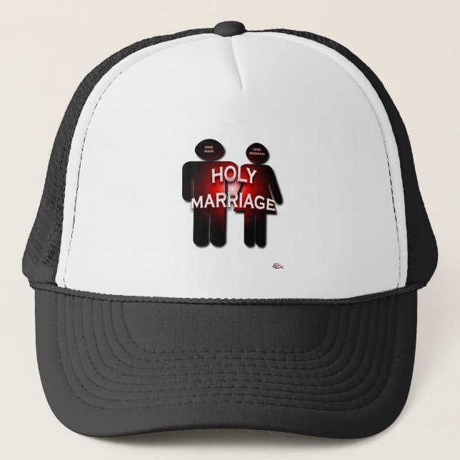 CASQUETTE MARIAGE SAINT (Devant)