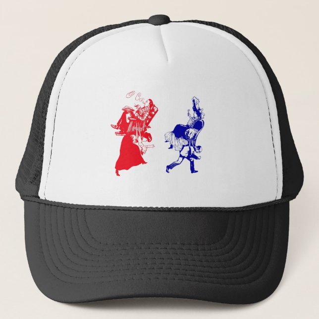 Casquette mariage victorien drôle (Devant)